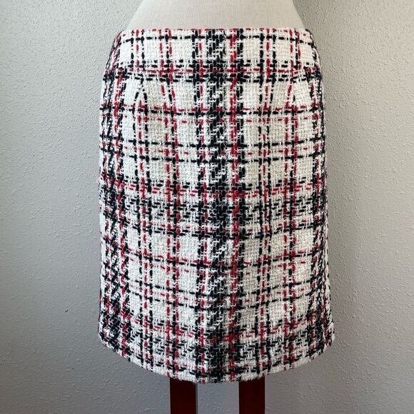 Style & Co Plaid Midi Skirt Size 10 EUC - Picture 1 of 6